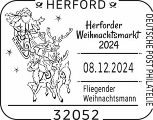 Mehr über den Artikel erfahren Weihnachtsmann mit Rentierschlitten in Herford