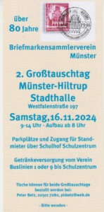 Mehr über den Artikel erfahren Großtauschtag in Münster-Hiltrup am 16. November