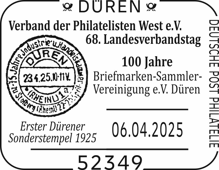 Erster Dürener Sonderstempel 1925